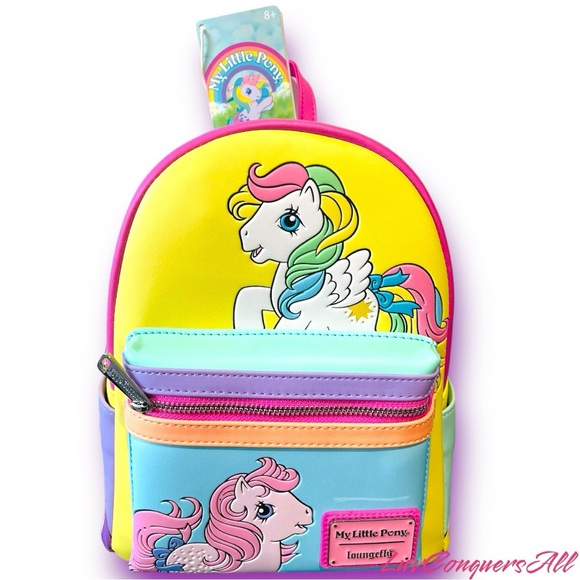 Loungefly My Little Pony Color Block Mini Backpack main image 8